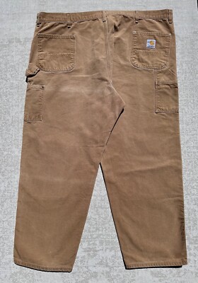 VTG 90s Carhartt B01 BRN Double Knee USA Union Duck Canvas
