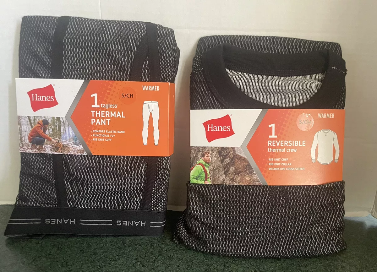 Hanes thermal 2025 underwear set