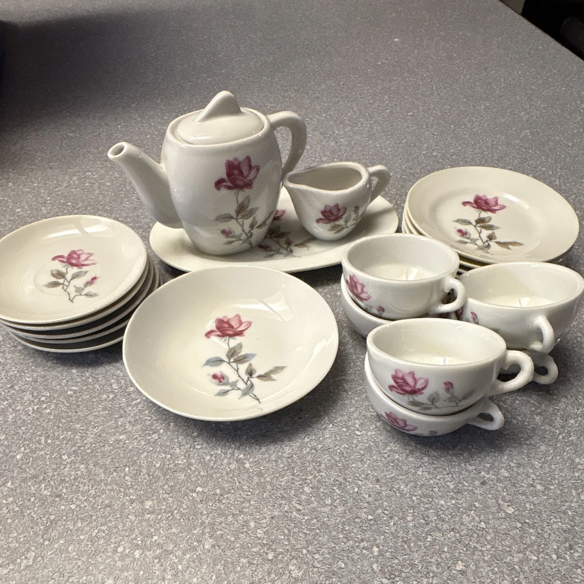 Moss Rose Tea Set In Made In Japan China & Dinnerware for sale | eBay