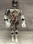 Vintage 8"  Figure Mighty Morphin Power Rangers Movie Chrome Ranger *Details*