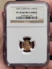 2009 Great Britain Gold 1/4 Sovereign NGC PF70 Ultra Cameo