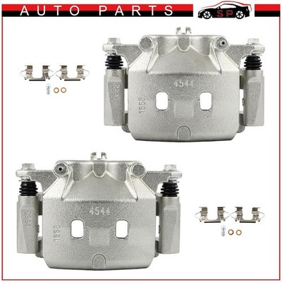 2x Front Disc Brake Calipers w/Bracket For 2016 2017 2018 Infiniti Q50 l4 2.0L