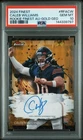2024 TOPPS FINEST RC AUTO GOLD GEOMETRIC REFRACTOR CALEB WILLIAMS 40/50 PSA 10
