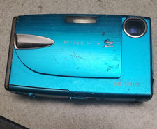 FUJIFILM FinePix Z20fd Blue 10.0MP 3x Digital Camera Tested Works - No Charger