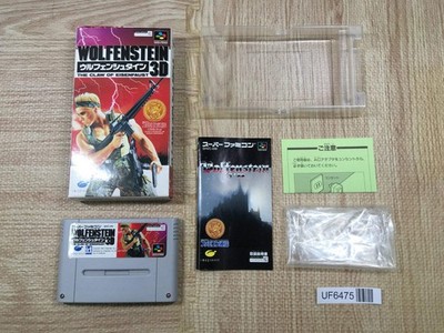 Wolfenstein 3D The Claw of Eisenfaust Boxed Super Famicom SNES Japan - UF6475
