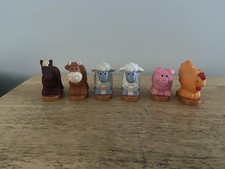 Set Of6  Fisher Price Old  MacDonald Had A Farm Animals.
