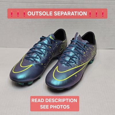 2015 Nike Mercurial Vapor X ACC Elite Electro Football Soccer Cleats FG Men 8.5