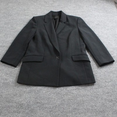Alexander Wang Blazer Womens 4 Black Tailored Stretch Work Business Quiet Luxury