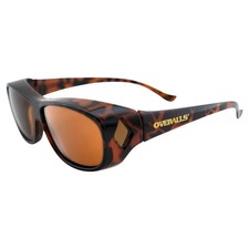 Sunglasses with Polarized Tortoise and Brown Lens