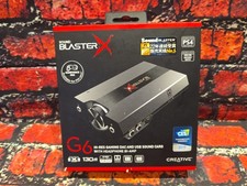 Creative Sound Blaster X G6 7.1 HD Audio Sound Card Headphone Amp - OPEN BOX