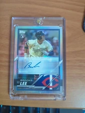Brooks Lee Topps X Lids Auto /10  RC slight top corner damaged 