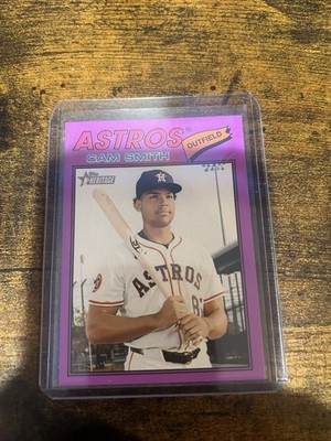 2026 Topps Heritage Cam Smith #69 Light Purple Border Astros Free Shipping