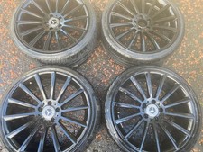 Mercedes A45 C63 AMG Alloys A C Class 5x112 Turbine Twist Style 2014 c220d c250