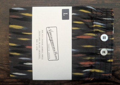 BNWT Anonymous Ism Brushed Pattern Boxer Shorts Large (34-36)  Made in Japan