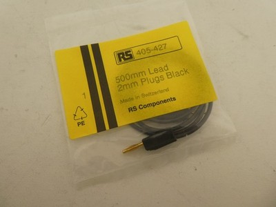 Staubli Messleitung 2 mm Stecker / Stecker /  500mm (25-7-25-11)