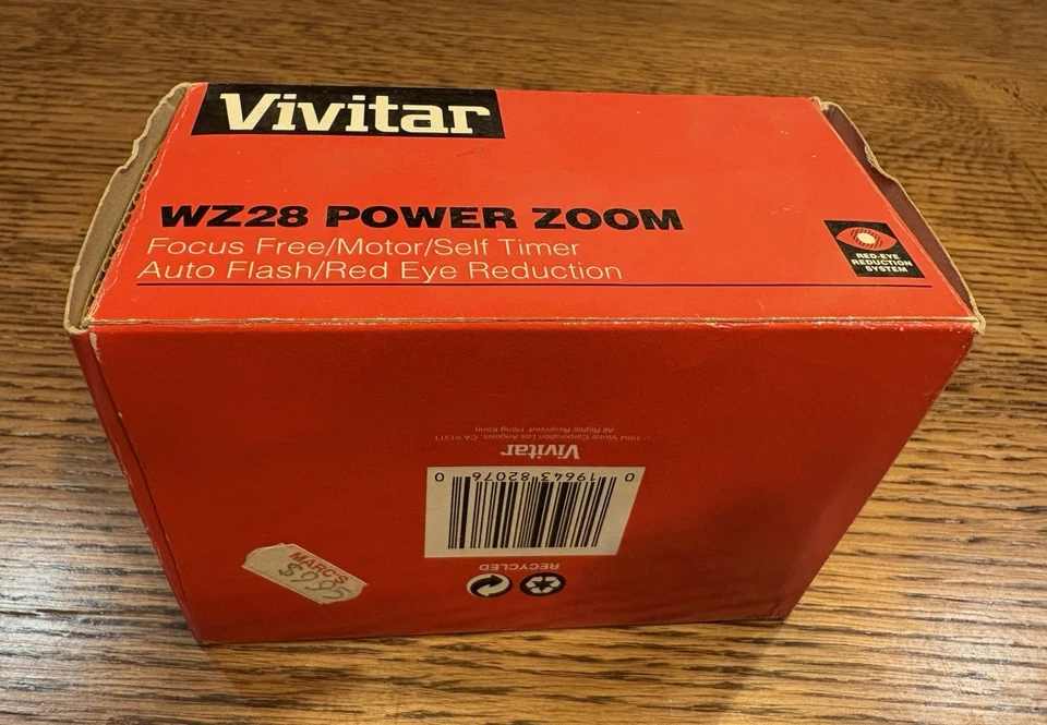 35 mm Camera Vivitar WZ28 28 to 52mm Point and Shoot  Zoom Lens New In Box - Image 2 of 4