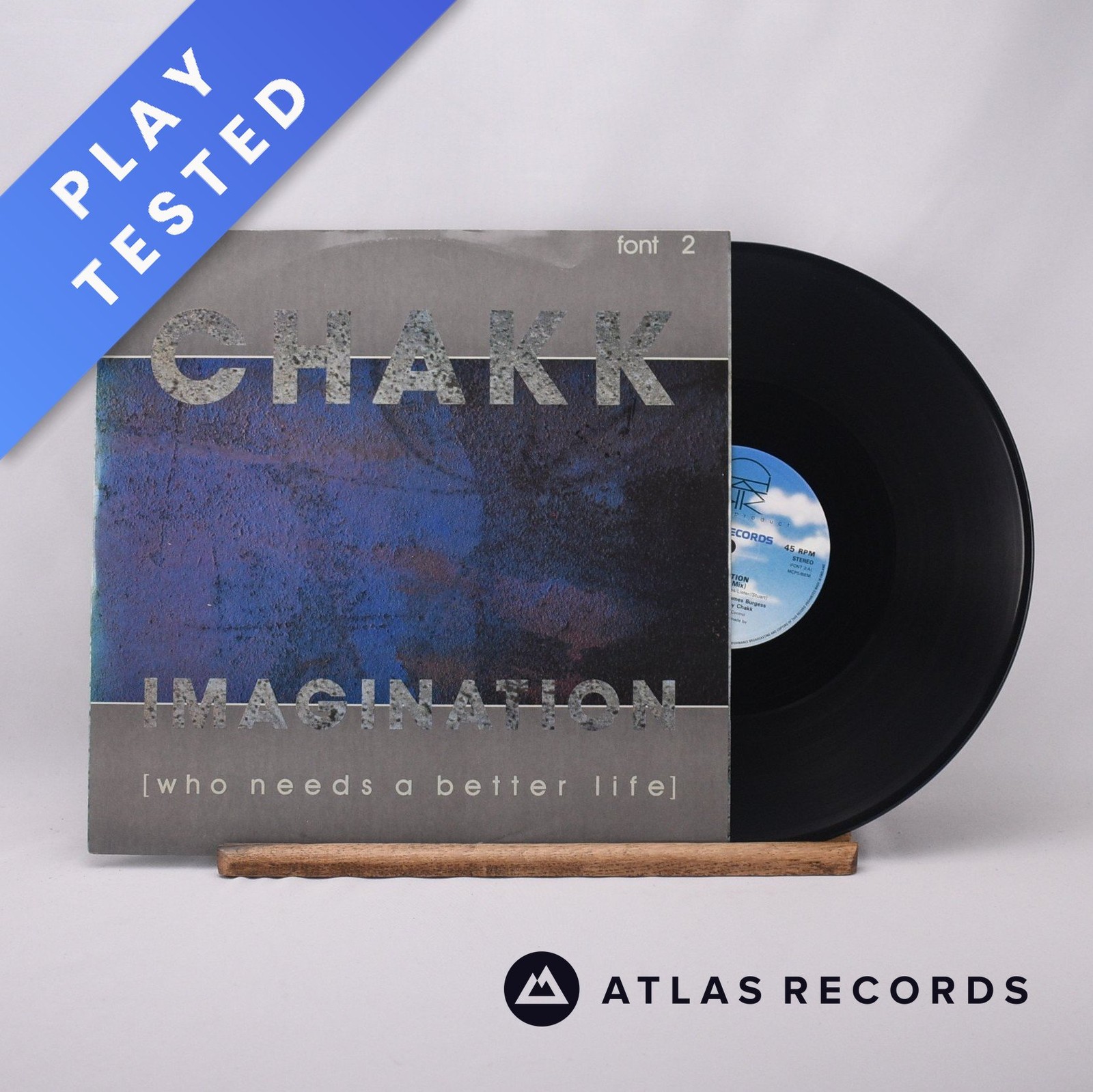 Chakk Imagination (Who Needs A Better Life) 12"" Single Vinyl Record - EX/EX