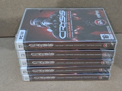 Lot of 5 Crysis Maximum Edition PC DVD Sealed Electronic Arts Crytek