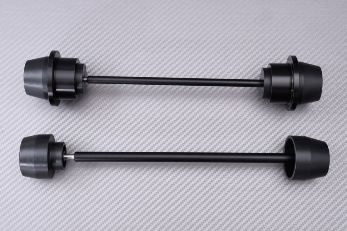Kit curseurs anti-choc de roue et bras oscillant MTS 1260 Enduro en alu et delrin