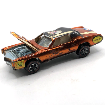 Hot Wheels Redline Custom Eldorado 1967/1968 Orange White Interior