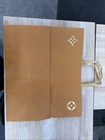 Louis Vuitton Authentic Paper Shopping Bag 19”  X 9” X  16” Orange And Gold — photo 2