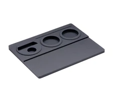 Normcore Tamping Mat, Silicone Espresso Station 9.5x7.5”, Anti-Slip Gray