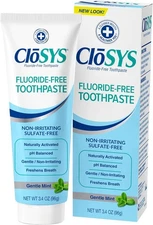 CloSYS Fluoride Free Toothpaste, 3.4 Ounce