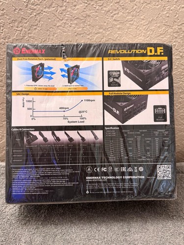 Enermax Revolution DF 650W PSU, 80+ Gold, Full Modular - Picture 4 of 4