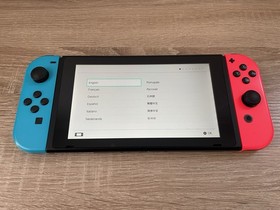 Nintendo Switch Console Neon Blue/Red Joy-Con 128GB Docks Case and Accessories