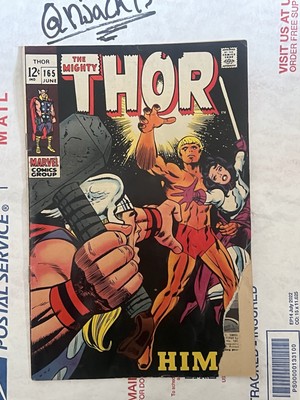 Mighty Thor #165 Marvel Comics 1969 1st Full Appearance of Him Adam Warlock 1