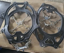 Crampons Spikes Ice Cleats Traction Snow Grips for Hiking Boots Climbing XL