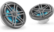 JL Audio Marine 7.7" Speakers M3-770X-S-Gm-i Gunmetal Sport RGB LEDs