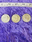 1966 Kennedy Half Dollar 40% Silver Lot x3 US Coins