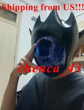 US  Handmade Anime Code Geass Lelouch Zero FRP Arylic Helmet Mask Cosplay Prop