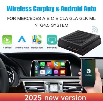CARABC Wireless CarPlay Android Auto Module for Mercedes NTG4.5 Becker 2011-2016