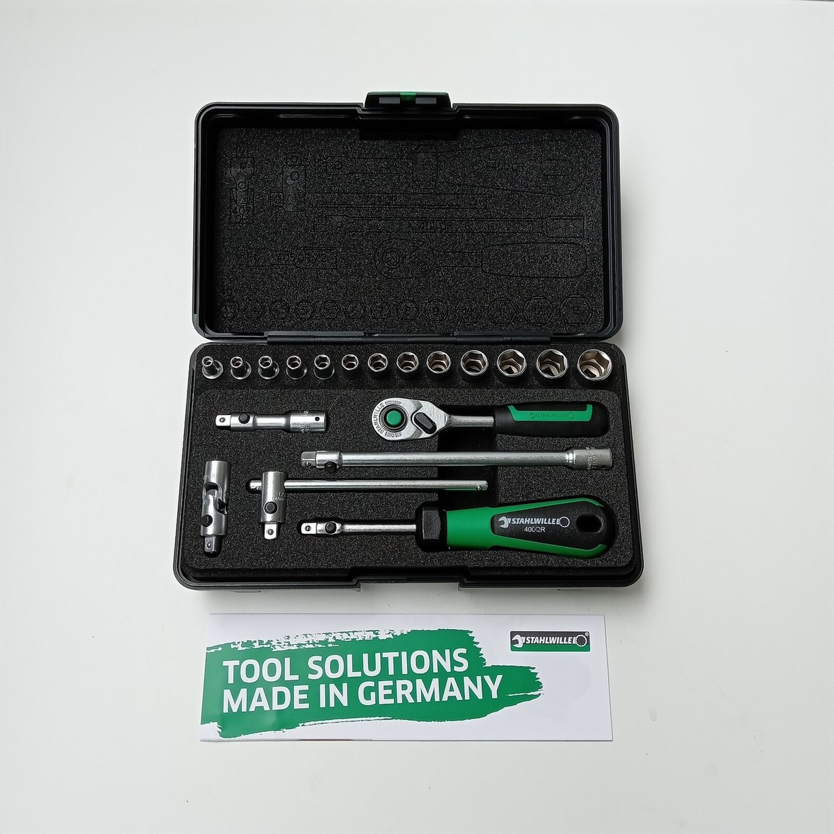 STAHLWILLE 40/13/6QR Steckschlüssel-Satz 19-teilig 1/4
