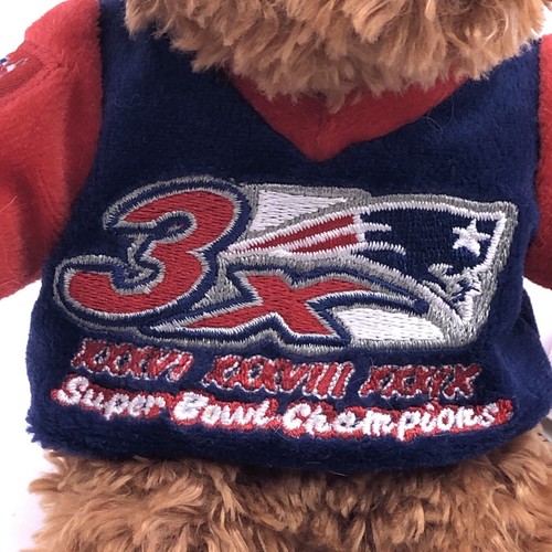 NFL Team Beans New England Patriots 3X Super Bowl Champions 8” Bear Plush Toy - Picture 7 of 19