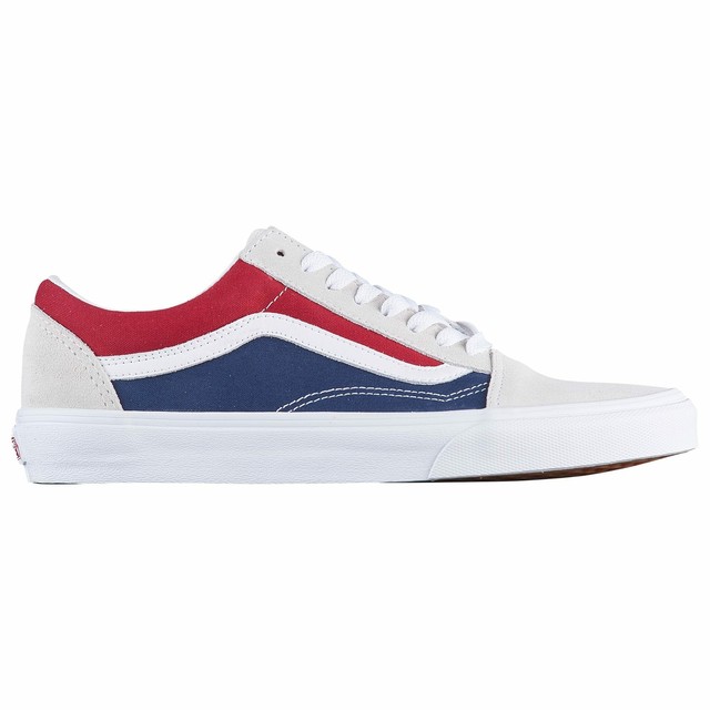 vans red blue white