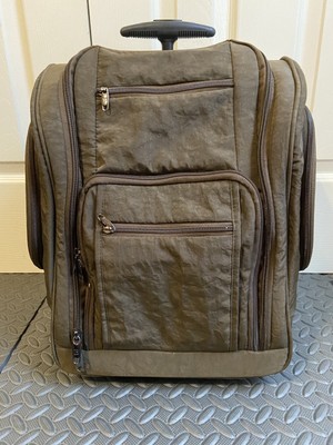 Brookstone Rolling Suitcase Luggage 