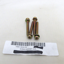 Honda Oem 6x45 Washer Screws Bolts 93891-06045-08 Set Of 4