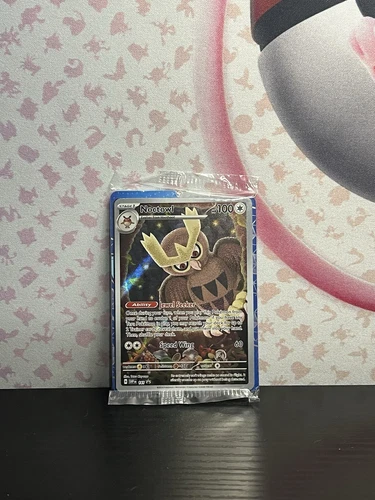 Pokémon TCG - Noctowl Stellar Crown SVP 141 ETB Promo Card Sealed 2024 NM