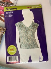 #C1969 Simplicity Women's Top Pattern for Beginners, Size 10-22