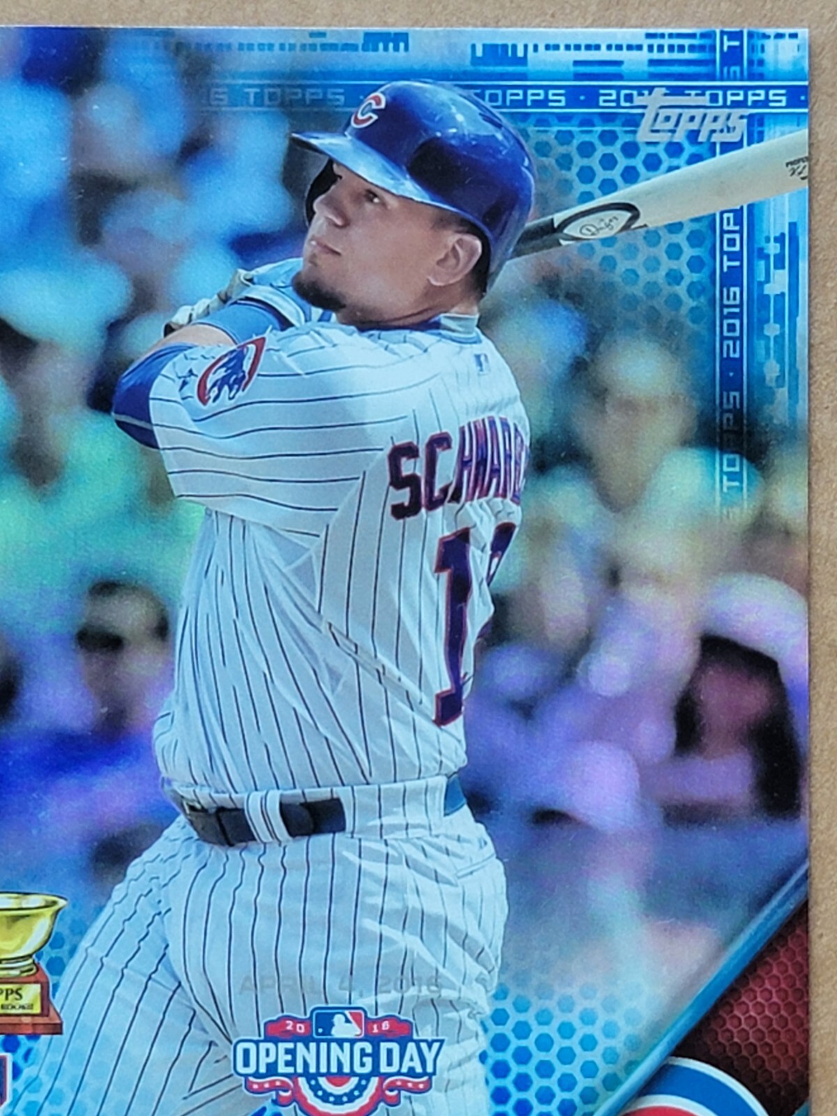 Carte de baseball recrue Kyle Schwarber 2017 Topps Opening Day OD-47 - Photo 3 sur 10
