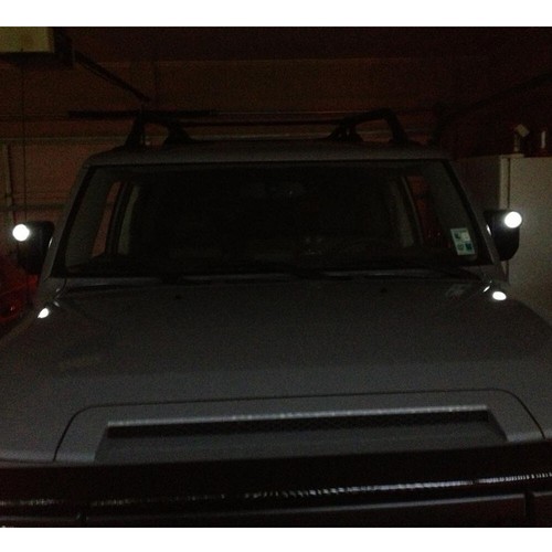 2pcs HID White 6000K LED Bulbs For 2007-2014 Toyota FJ Cruiser Side Mirror Light - Picture 8 of 8