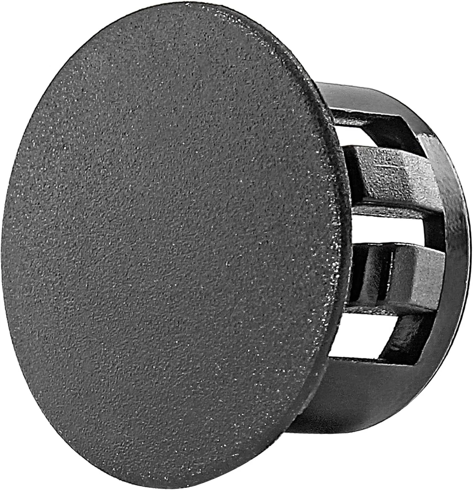 30 шт. 13 мм (1/2 дюйма) заглушки для черных отверстий, пластиковые заглушки для панели заподлицо крепеж Cov - Изображение 4 из 4