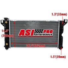 Aluminum Core Radiator For 1996-00 Dodge Grand Caravan Chrysler Town Country