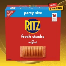 RITZ Fresh Stacks Original Crackers, Party Size,  23.7 oz (16 Stacks)