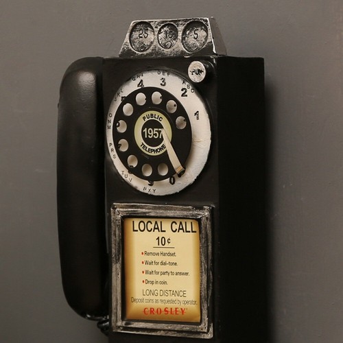 Vintage Ornamento telefonico Fotografia di oggetti di scena - Afbeelding 6 van 11