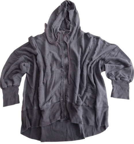 FREE PEOPLE WE THE FREE CAMDEN HOODIE BLACK NOIR SIZE L NWOT