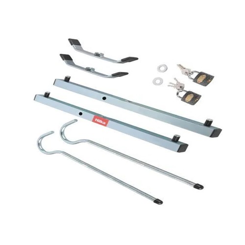 Hilka 2 pce Ladder Clamp Ladder Roof Rack Clamp Clamps Lockable Safe Ladders - Picture 3 of 8